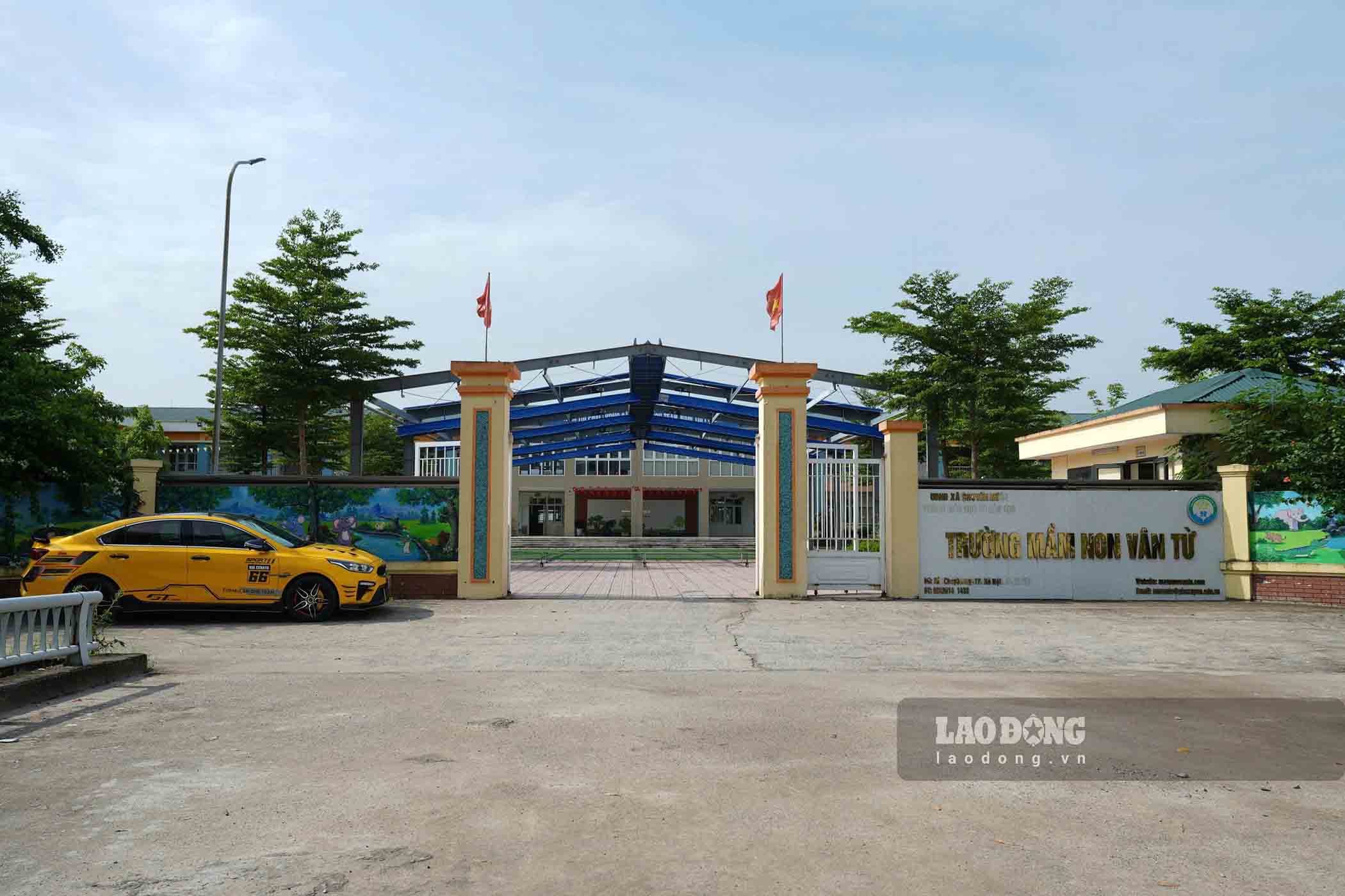 Van Tu Kindergarten (Chuyen My commune, Hanoi), July 2026. Photo: Song Huu