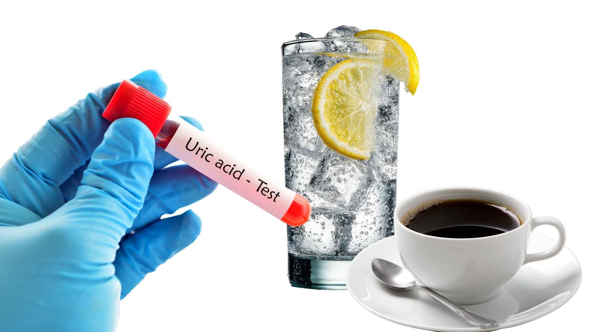 Drinks that are beneficial for people with increased uric acid. Graphics: Ha May
