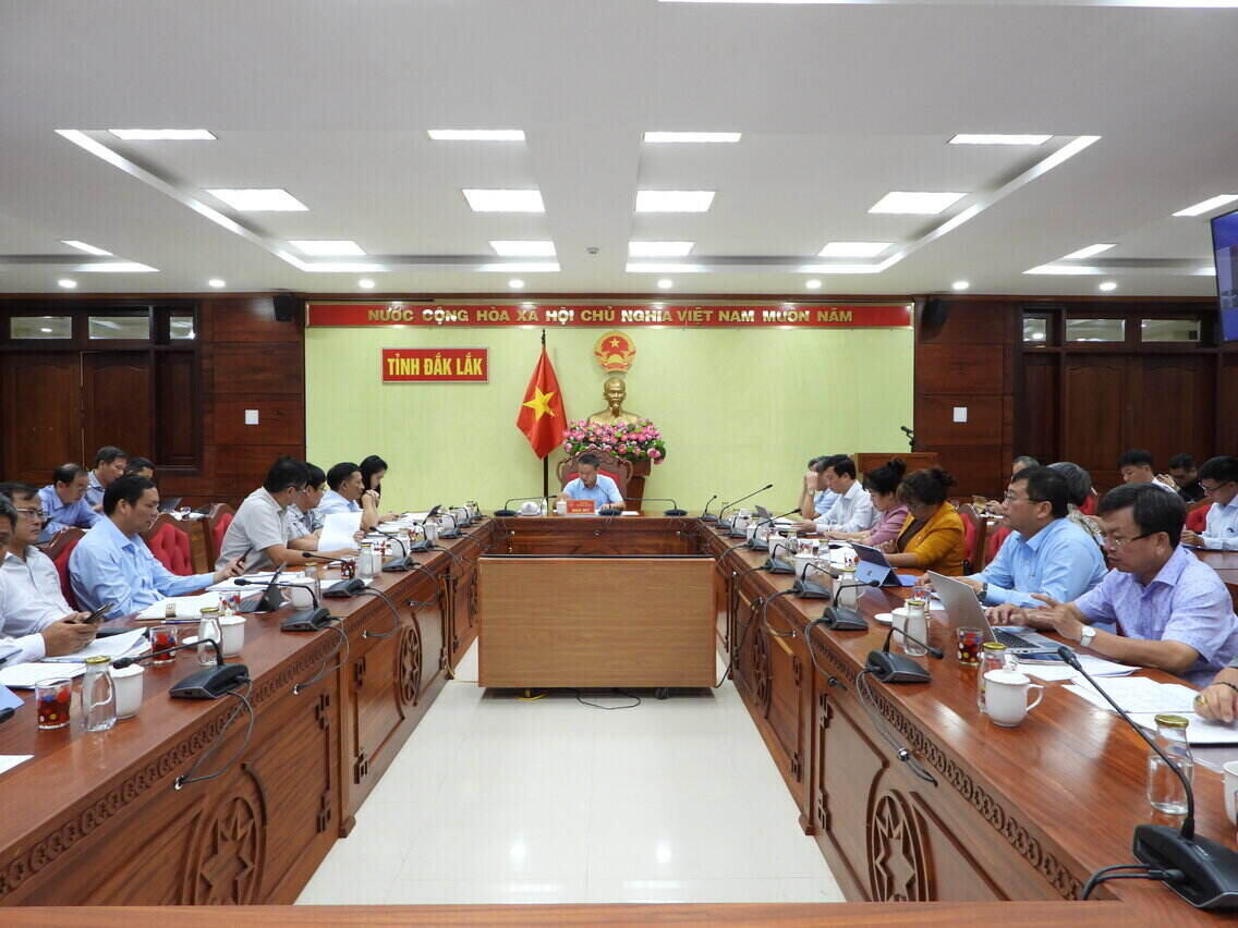 Quang cảnh buổi họp. Ảnh: Bảo Trung