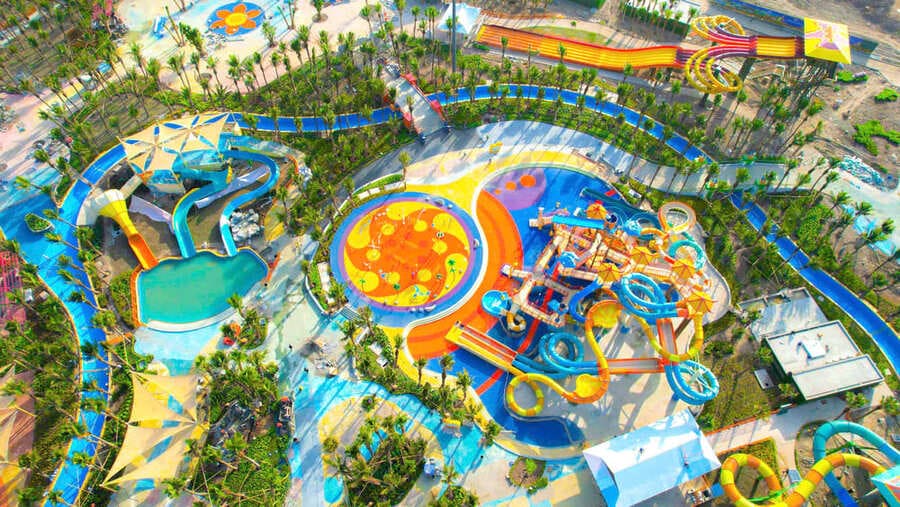 Sun World Ha Nam rộng hơn 19ha mang đến hơn 40 trò chơi và đường trượt hiện đại. Ảnh: Thanh Sơn 