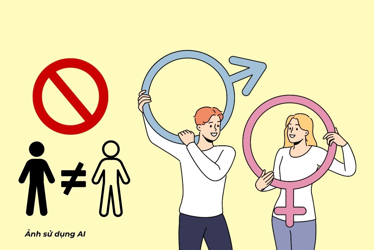 Fines up to 50 million VND for sharing content discriminating against gender. Graphics: A.I