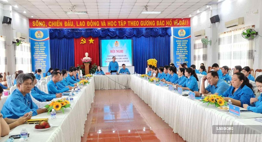 Ca Mau Labor Federation is determined to complete the assigned targets in 2026. Photo: Nhat Ho.