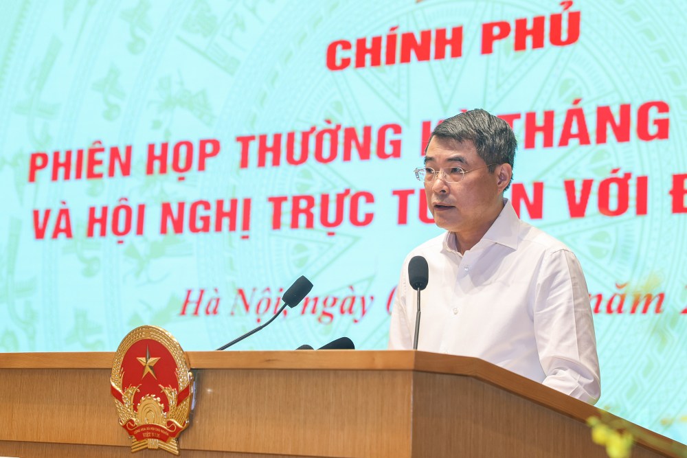 Thủ tướng Chính phủ Lê Minh Hưng phát biểu khai mạc. Ảnh: VGP
