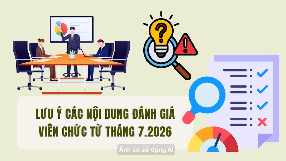 Notes on civil servant evaluation content from July 2026