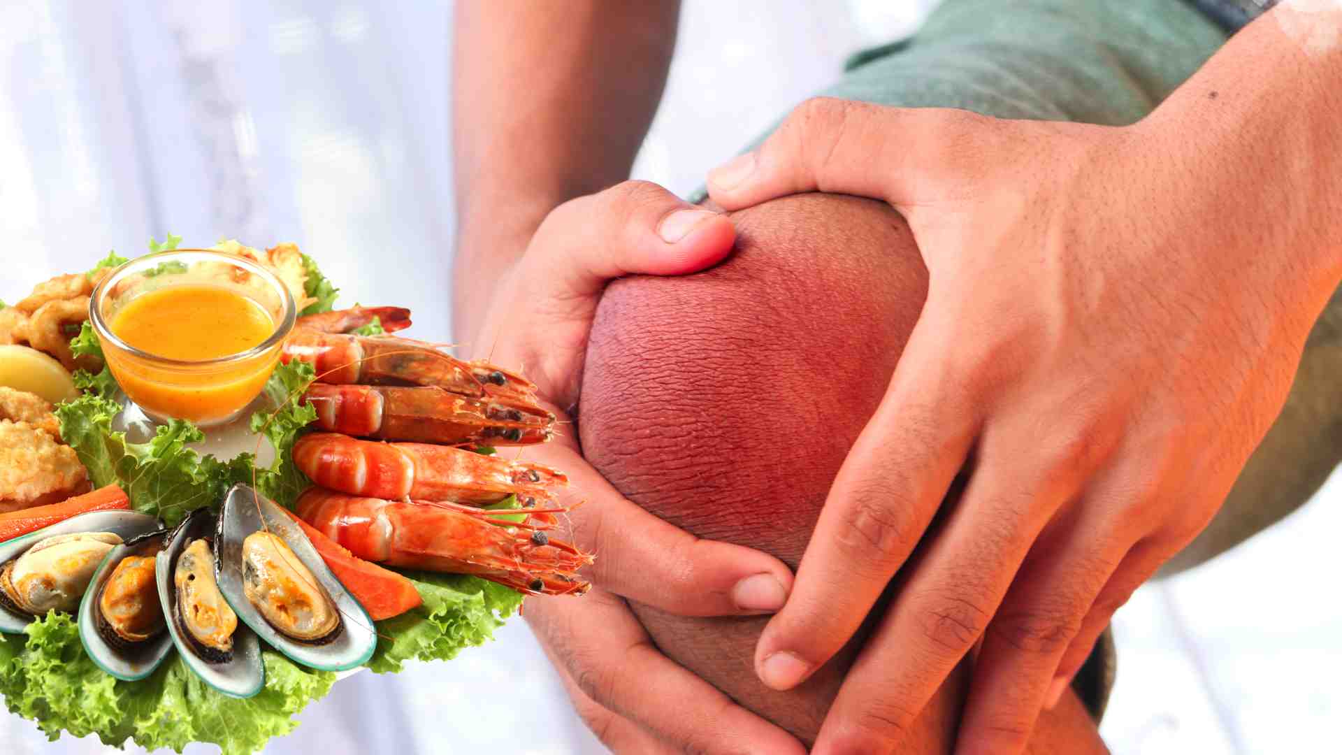 People with high uric acid should keep the total amount of seafood at 1-2 meals per week, combined with plenty of green vegetables. Graphic photo: Huong Son