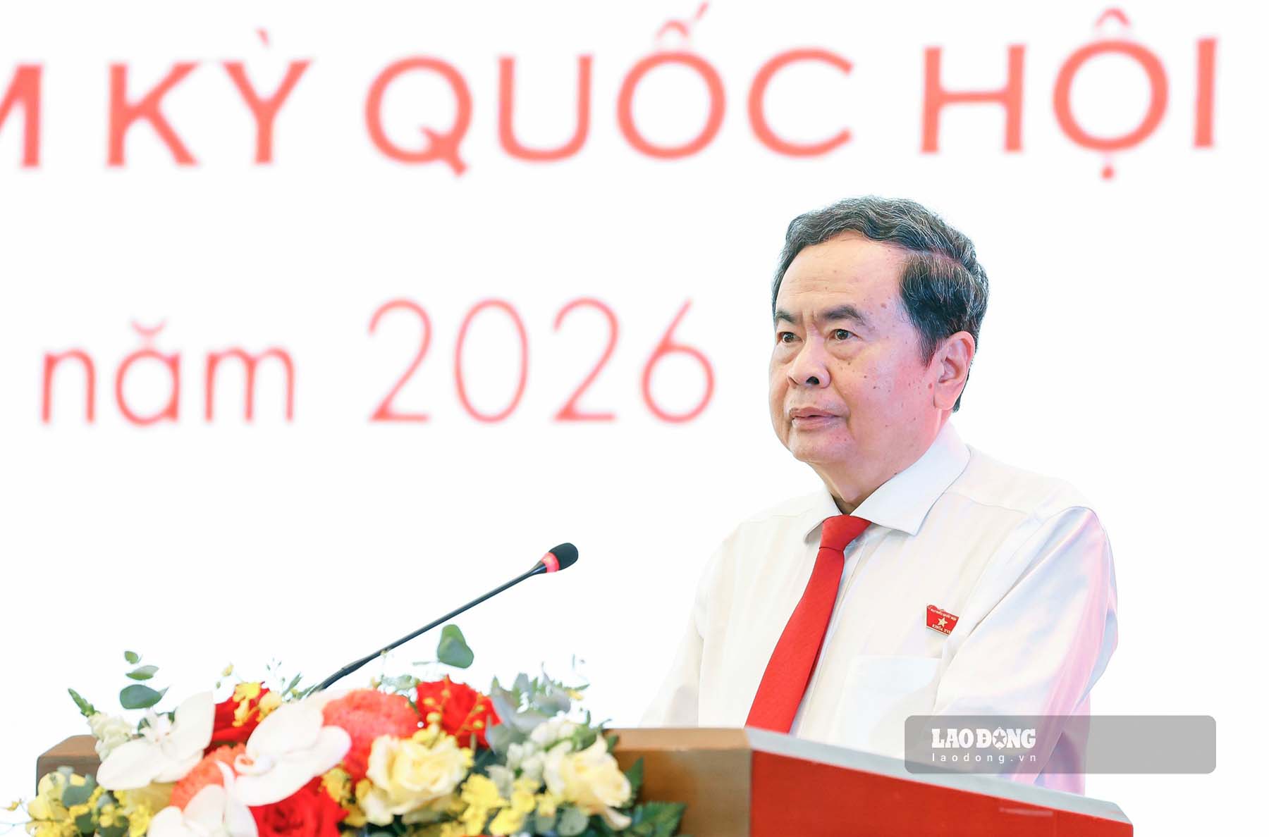 Politburo Member, National Assembly Chairman Tran Thanh Man. Photo: Cao Nguyen