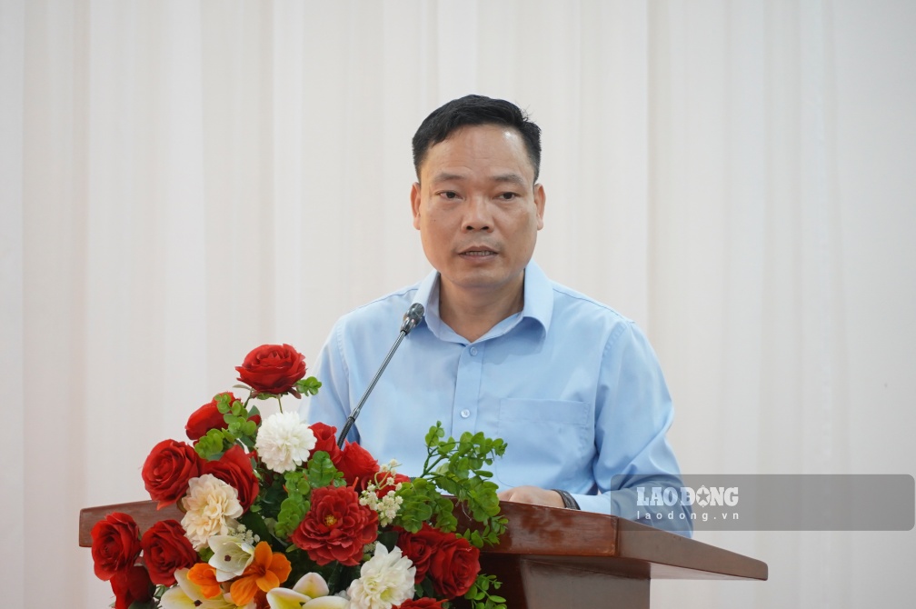 Ông Đặng Khắc Lợi - Phó Cục trưởng Cục Báo chí phát biểu tại hội thảo. Ảnh: Tạ Quang