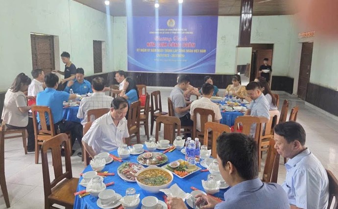 Công đoàn LCN Long Đại triển khai nhiệm vụ, chăm lo người lao động. Ảnh: Công đoàn Quảng Trị