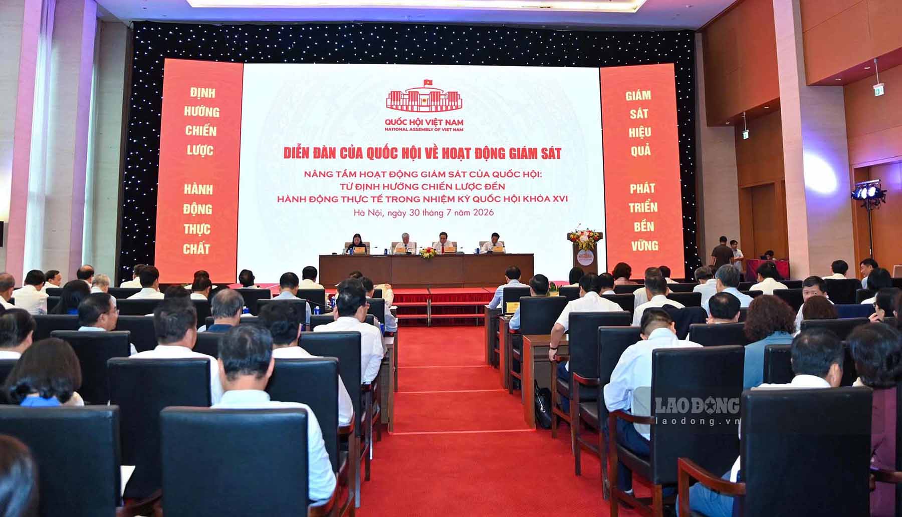 Diễn đàn của Quốc hội về hoạt động giám sát 2026. Ảnh: Anh Huy.