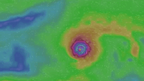 Super typhoon Dolphin continues to strengthen, latest forecast path for next 1-3 days.