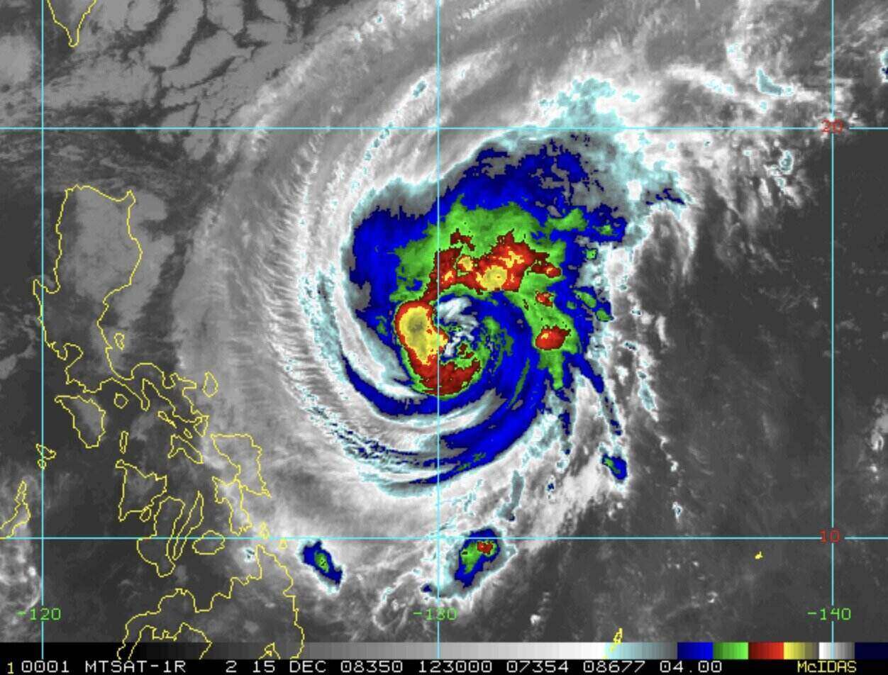 Super typhoon Dolphin. Photo: CIRA/NOAA