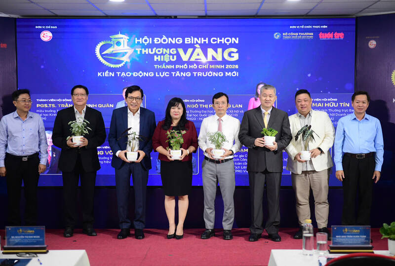 Launching ceremony of the 6th "Golden Brand of Ho Chi Minh City" award in 2026. Photo: Quang Dinh - Organizing Committee provided