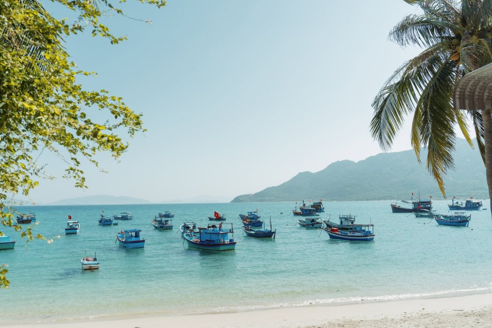 Ninh Van fishing village in Khanh Hoa. Photo: Luong Phong