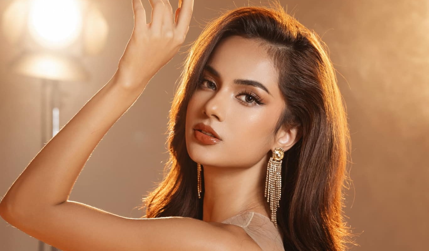 Emma Le is a beauty who has appeared in the MVs of Son Tung M-TP, Soobin Hoang Son, HIEUTHUHAI. Photo BTC Miss Universe Vietnam 2023.