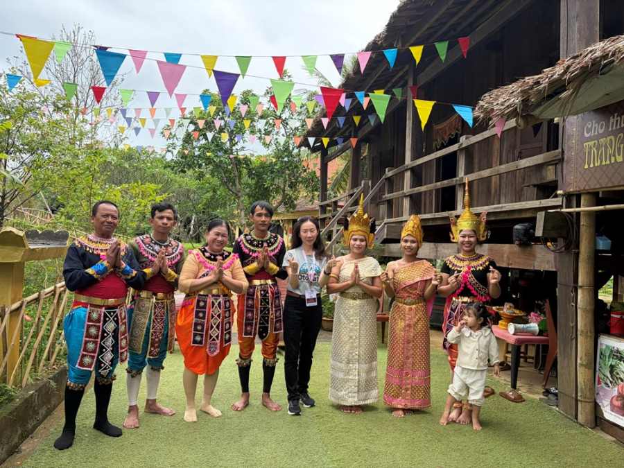 El festival Thắk Côn del pueblo Khmer se recreará en la Aldea Cultural y Turística de las Nacionalidades de Vietnam. Foto: BTC