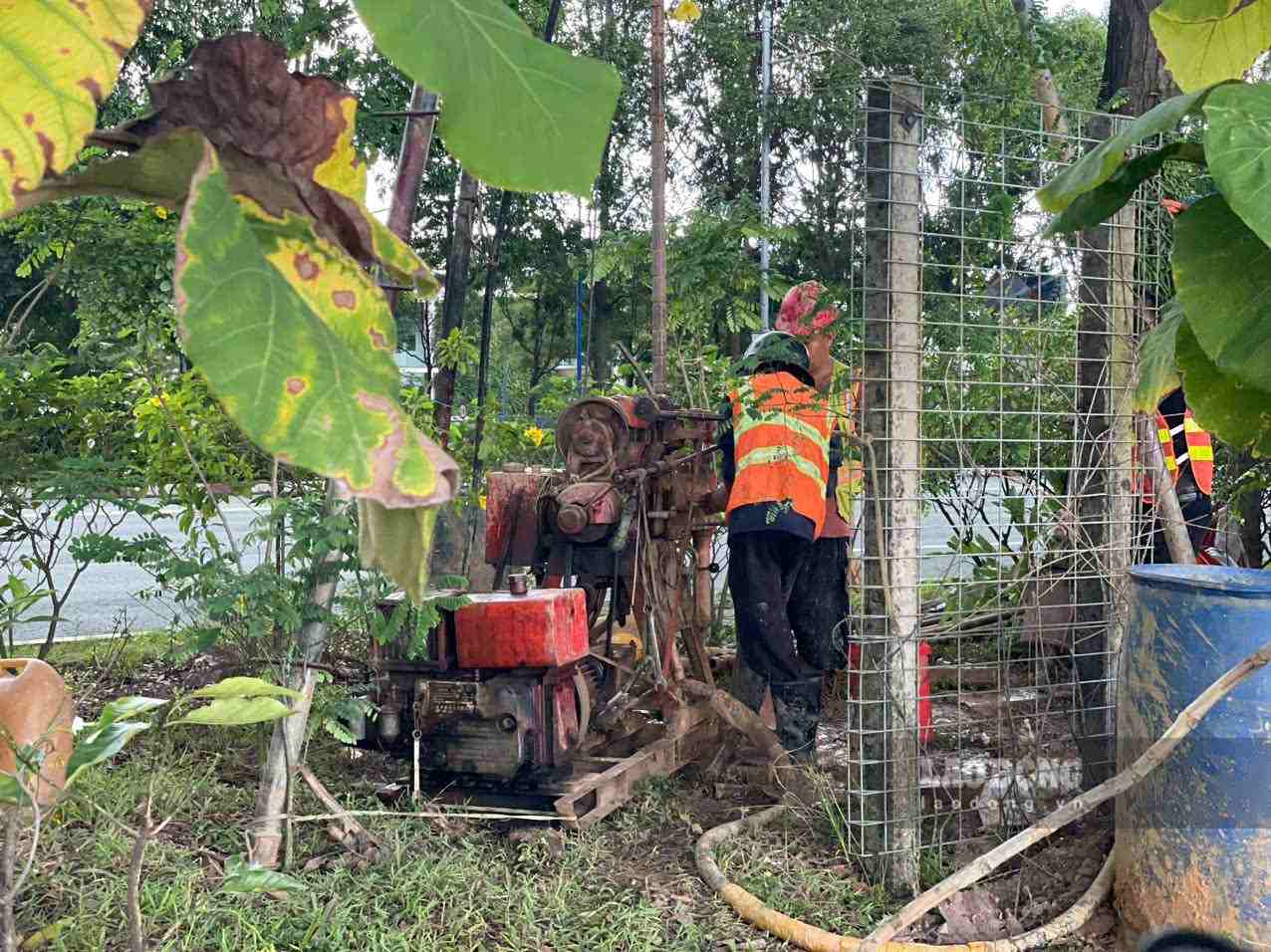 Việc khoan khảo sát dự kiến diễn ra trong 1 tháng. Ảnh: Đình Trọng