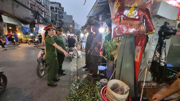 Phường Định Công lập lại trật tự đô thị sau cao điểm xử lý. Ảnh: Minh Hạnh 