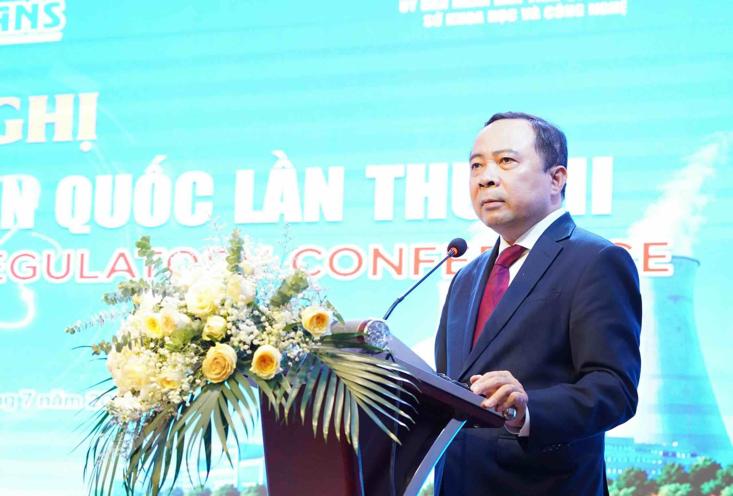Bộ trưởng Bộ Khoa học và Công nghệ Vũ Hải Quân phát biểu tại hội nghị. Ảnh: Bộ Khoa học và Công nghệ