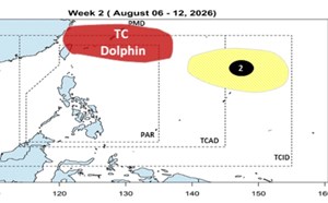Áp thấp dự báo liên tiếp xuất hiện sau siêu bão Dolphin