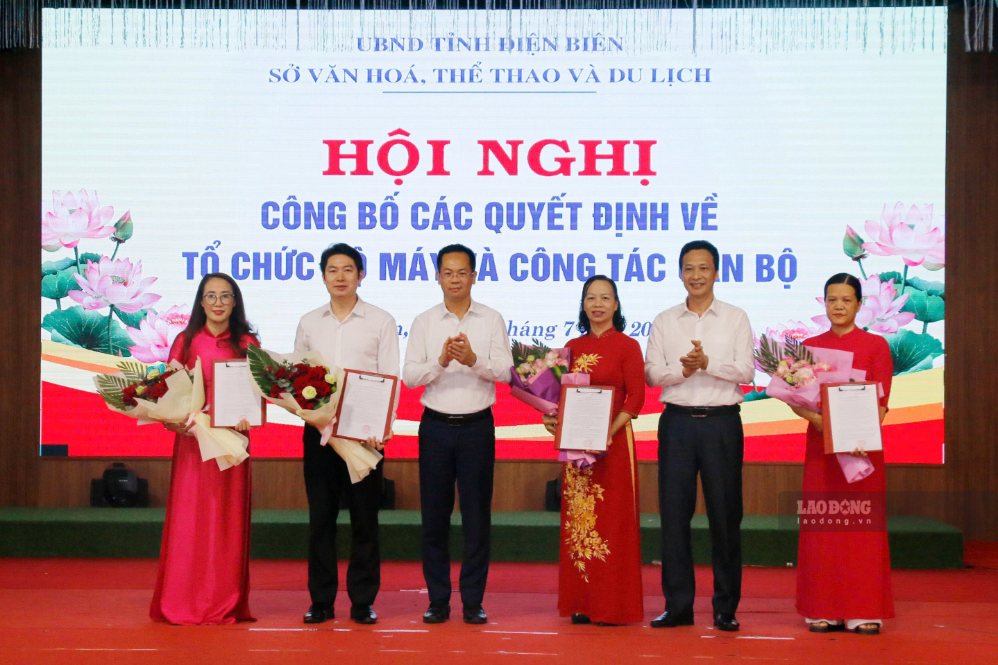 Dien Bien Provincial Department of Culture, Sports and Tourism has just consolidated a new apparatus. Photo: Thanh An