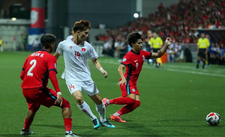 Vietnam team welcomes Singapore in the third match in Group A - ASEAN Cup 2026. Photo: VFF