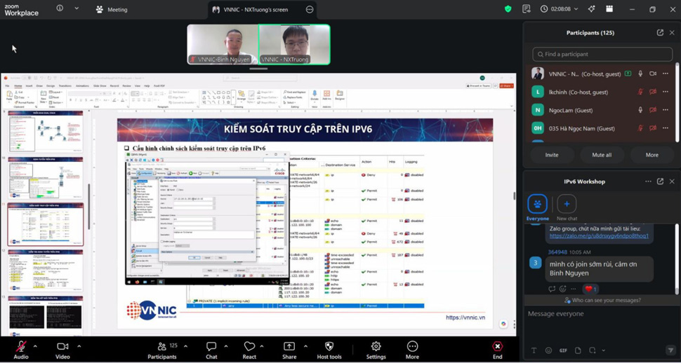 Vietnam Internet Center has organized a training program on IPv6, IPv6 only for members with addresses in 2026. Photo: Vietnam Internet Center