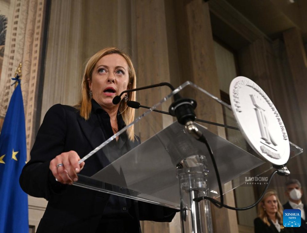 Italian Prime Minister Georgia Meloni. Photo: Xinhua