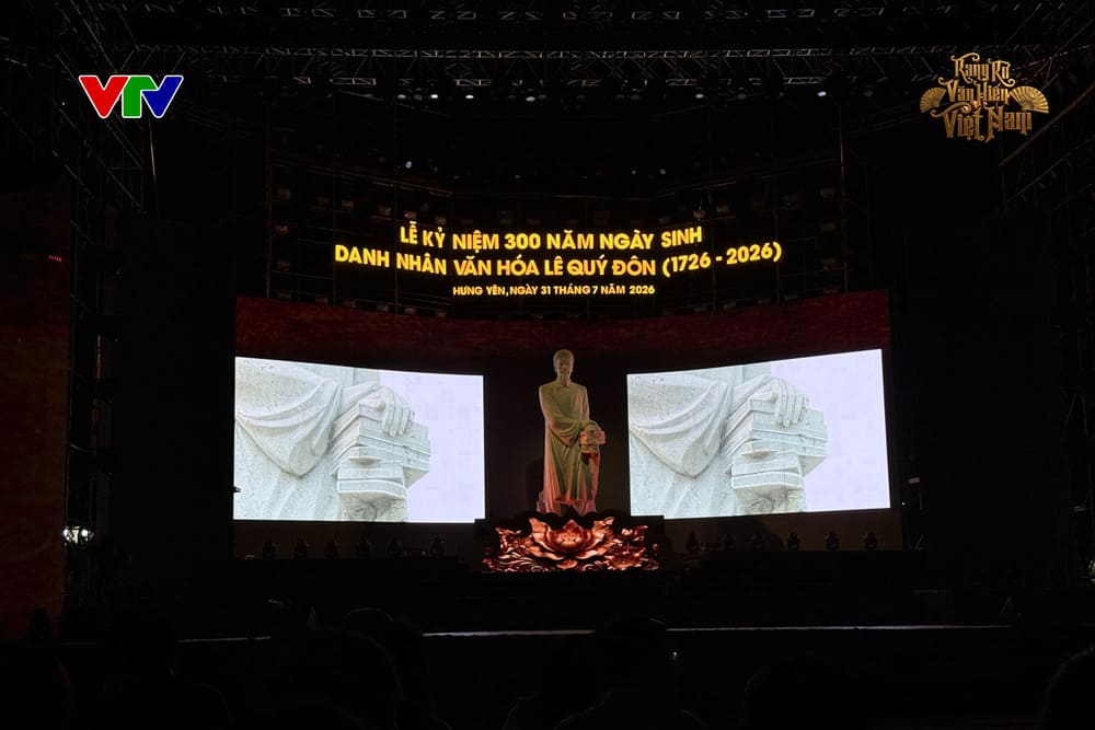 Special art program "Radiant Vietnamese Culture". Photo: VTV
