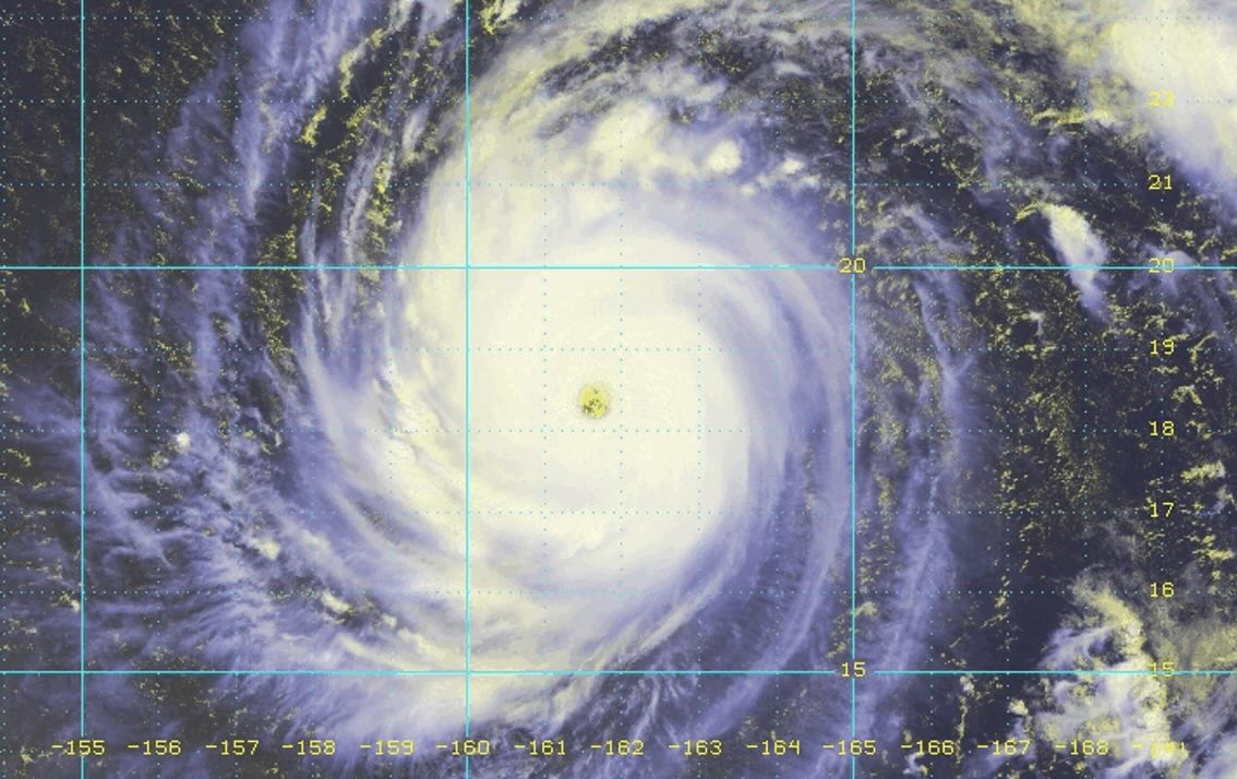 Satellite image of Himawari super typhoon Dolphin at 8:30 am on July 31. Source: National Center for Hydro-Meteorological Forecasting