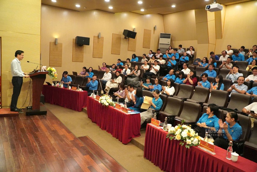 Overview of the preliminary conference on trade union work in the first 6 months of 2026 of the Vietnam Education Union. Photo: Chan Phuc