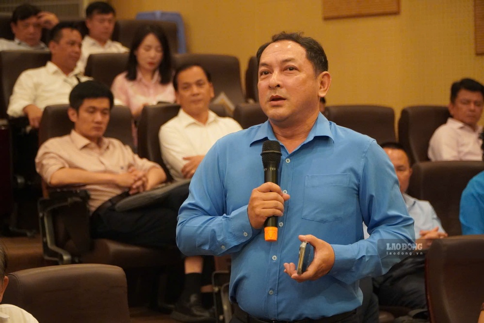 Đại biểu phát biểu tham luận tại Hội nghị sơ kết công tác công đoàn 6 tháng đầu năm 2026. Ảnh: Chân Phúc