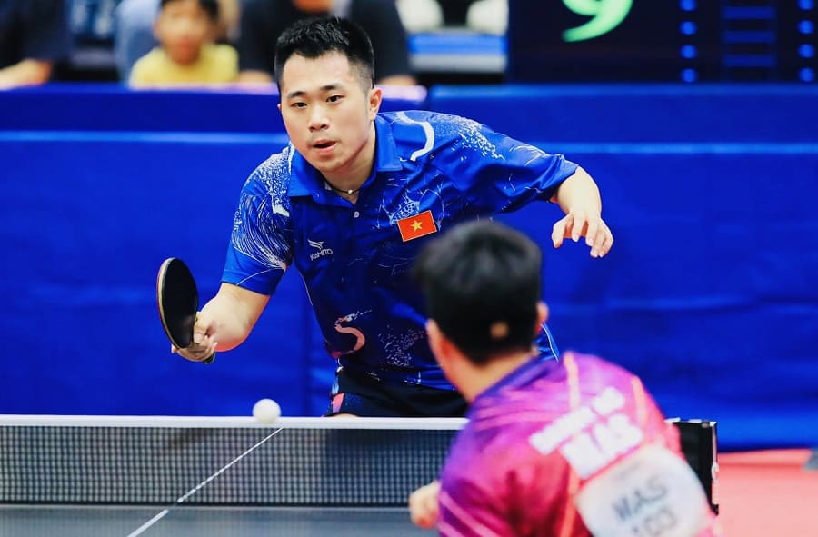 Le joueur de tennis de table Nguyễn Đức Tuân ne participera pas aux Jeux nationaux X-2026. Photo: Minh Dân