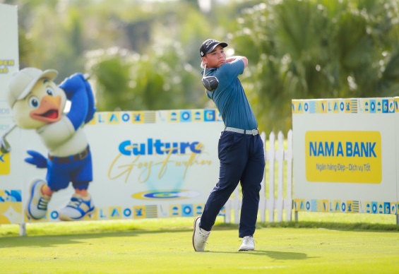 Golfer Do Duong Gia Minh competes at this year's tournament. Photo: Vietnam Golf Association - VGA