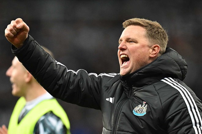 L'entraîneur Eddie Howe a quitté Newcastle avec de nombreuses affaires inachevées.  Photo : AFP