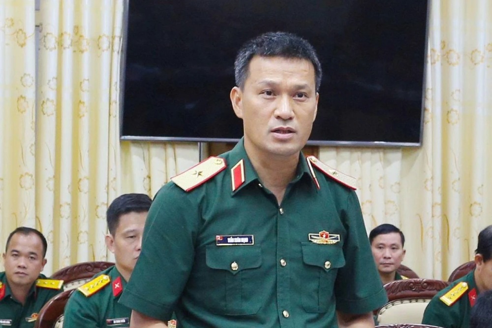 Major General Tran Xuan Manh holds the position of Commander of Military Region 1. Photo: Ministry of National Defense