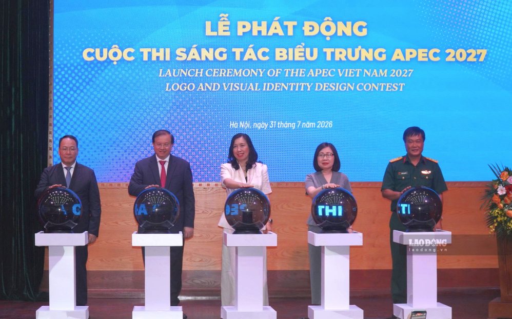 Launching ceremony of the APEC Vietnam 2027 logo design and image recognition contest. Photo: Minh Vu