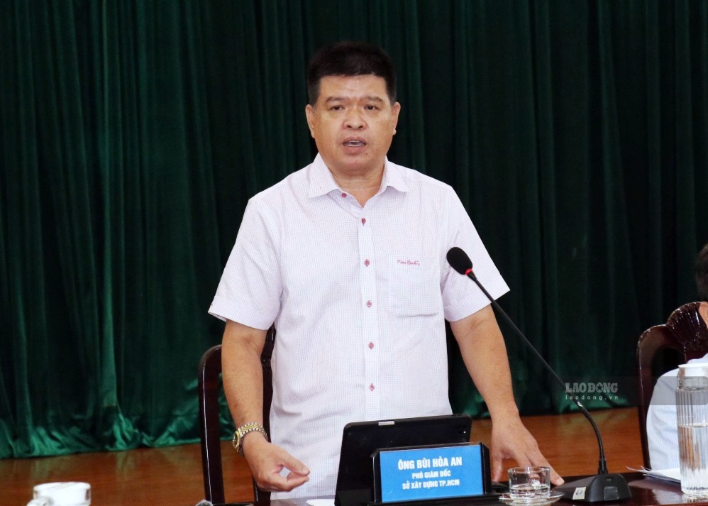 Ông Bùi Hòa An - Phó Giám đốc Sở Xây dựng TPHCM. Ảnh: Minh Quân