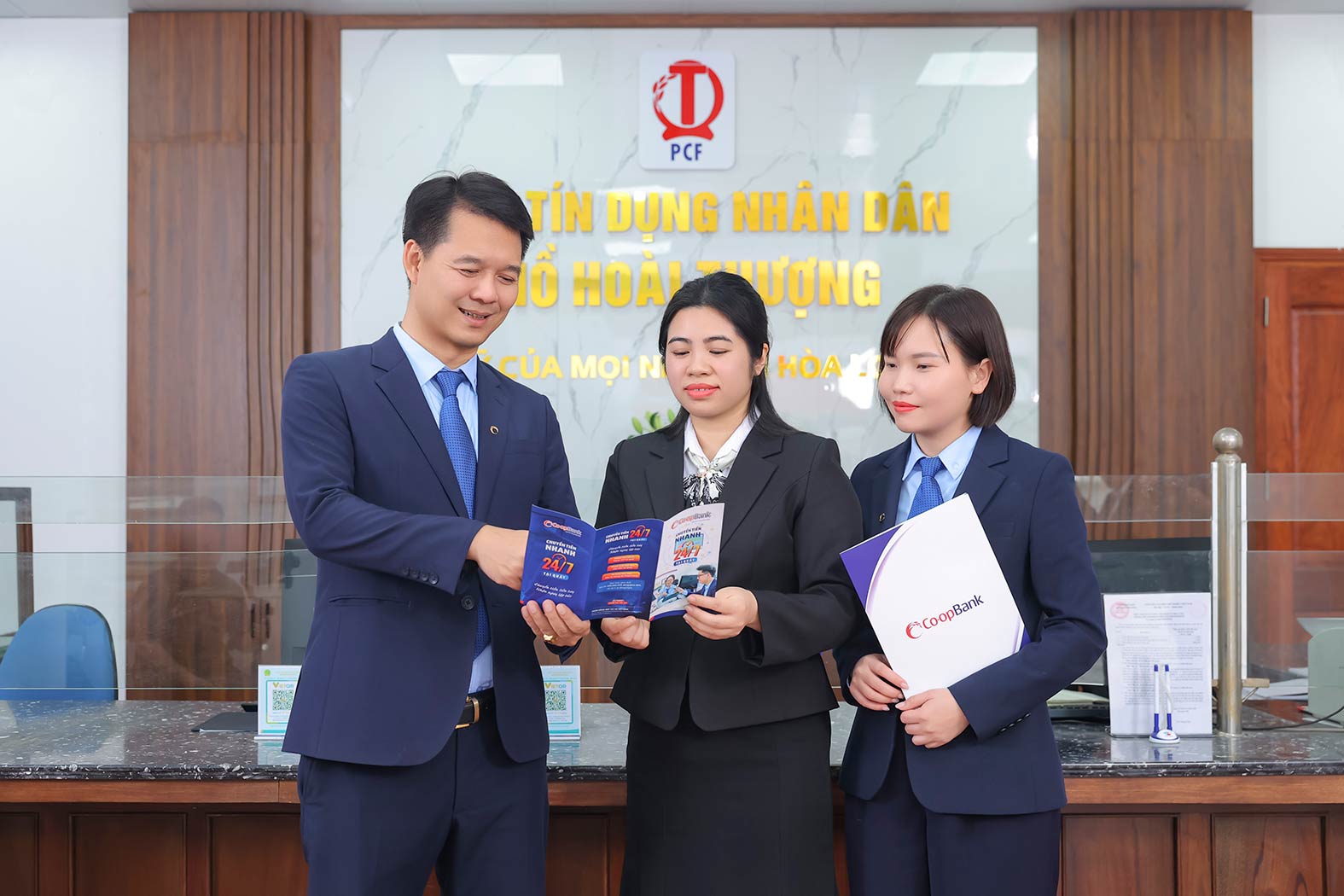 Co-opBank luôn đồng hành và hỗ trợ các Quỹ tín dụng nhân dân. Ảnh: Co-op Bank