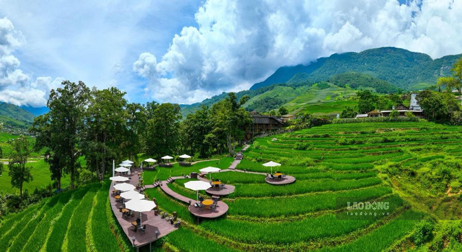 Những quán cafe ấn tượng đan xen giữa ruộng bậc thang