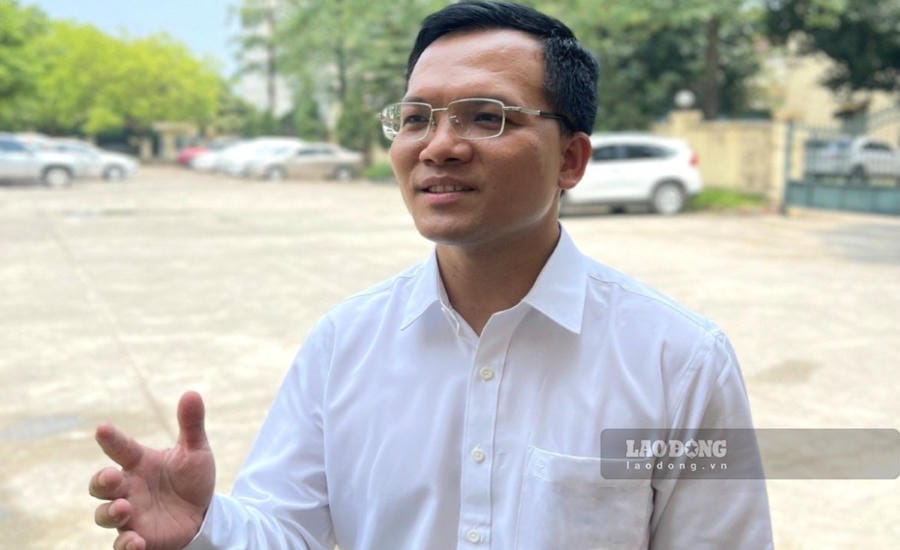 TS Lê Trung Kiên (Viện Hồ Chí Minh và các lãnh tụ của Đảng, Học viện Chính trị Quốc gia Hồ Chí Minh). Ảnh: Trần Vương
