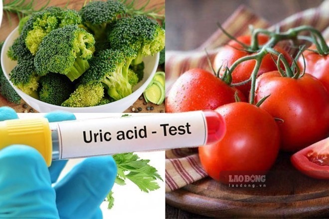 Some familiar vegetables in daily meals can help reduce uric acid effectively. Graphics: Phuong Anh