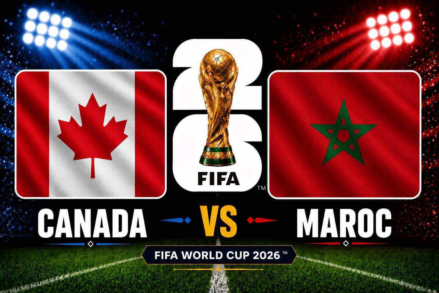 Canada vs Morocco score prediction at World Cup 2026. Graphics: Van An