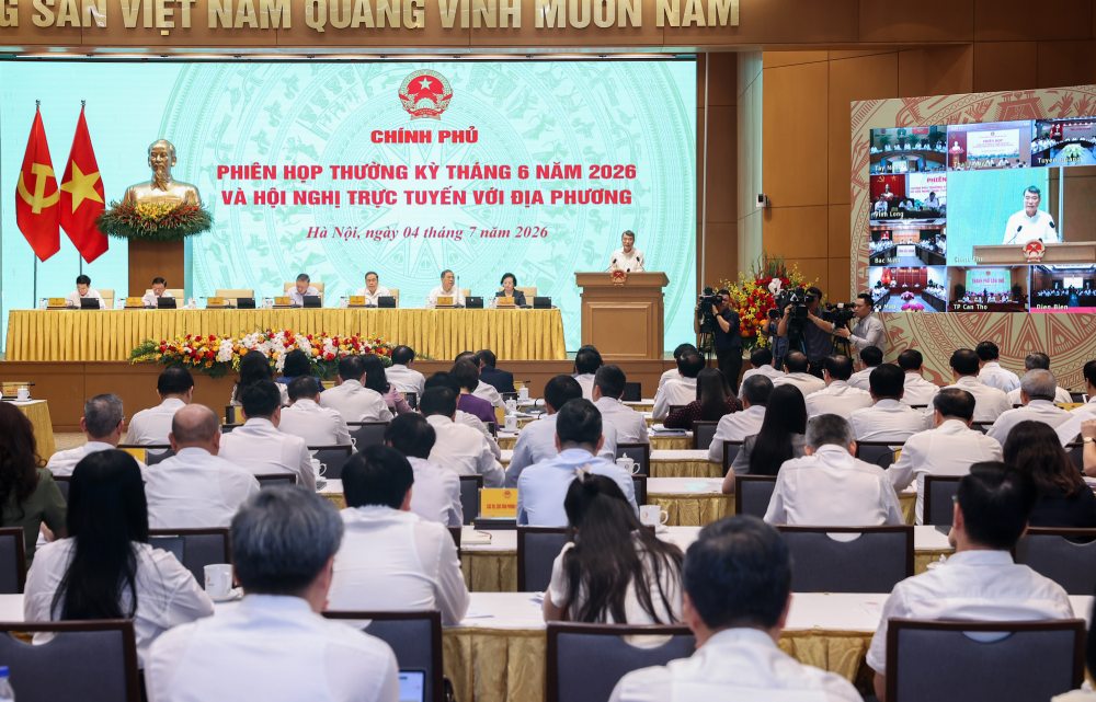 Quang cảnh phiên họp. Ảnh: VGP