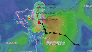 Storm No. 1 is about to make landfall, causing strong winds from noon today, more rain from this afternoon