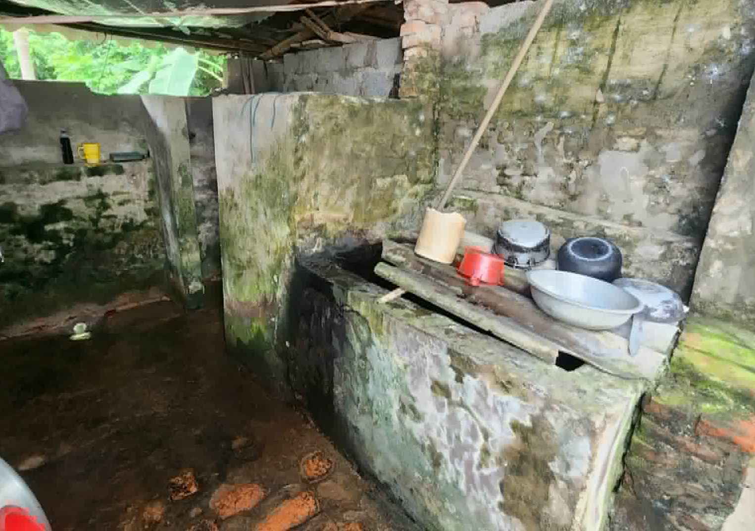 Căn nhà của gia đình chị Nhiễu không có tài sản đáng giá