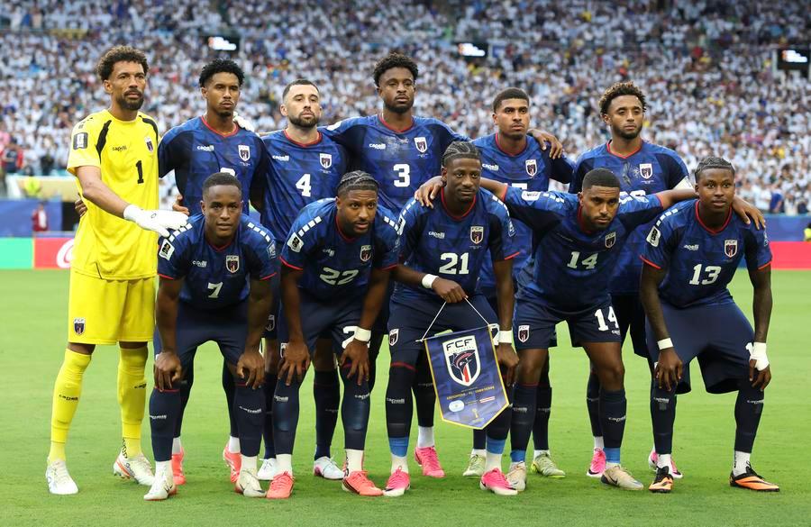 Sidny Lopes Cabral (số 13) là người ghi bàn gỡ hòa 2-2 cho Cabo Verde trước Argentina. Ảnh: Xinhua
