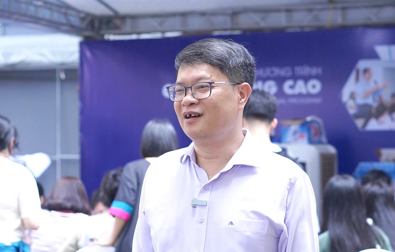 TS Vũ Văn Ngọc, Viện trưởng Viện Đào tạo Tiên tiến, Chất lượng cao và POHE, Đại học Kinh tế Quốc dân. Ảnh: Tường Vân