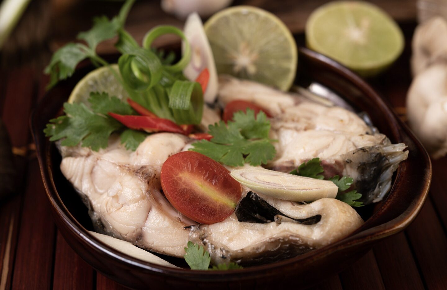 Fish soup, a dish that brings rice for rainy and stormy days. Photo: Thuy Duong