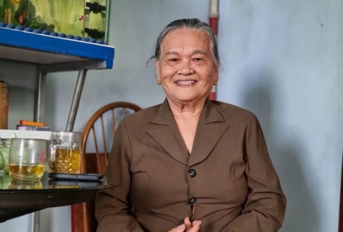 Hero of the People's Armed Forces Ngo Thi Tuyen. Photo: Kieu Huyen