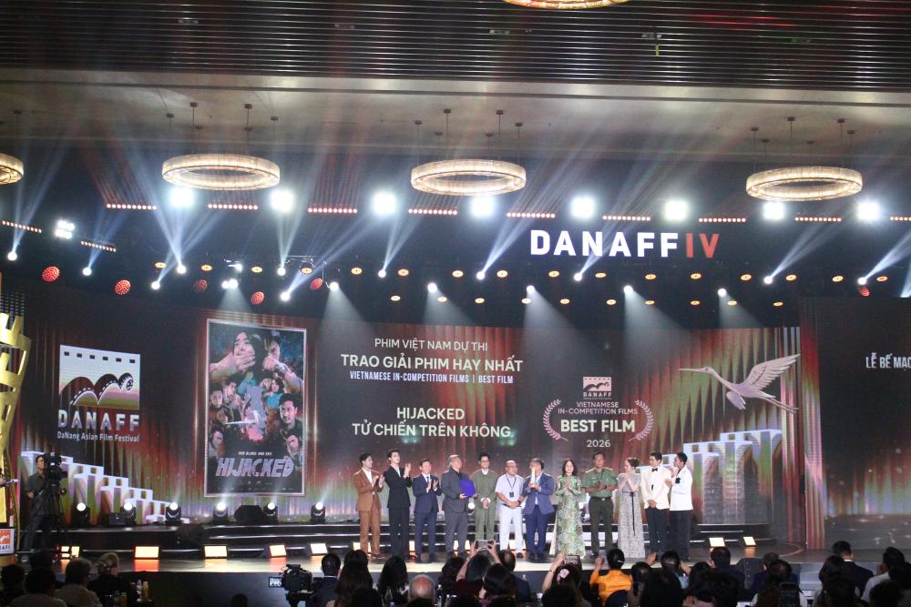The film "Tử chiến trên không" won the Special Jury Prize and the Best Vietnamese Film Award at DANAFF IV. Photo: Thanh Huyen
